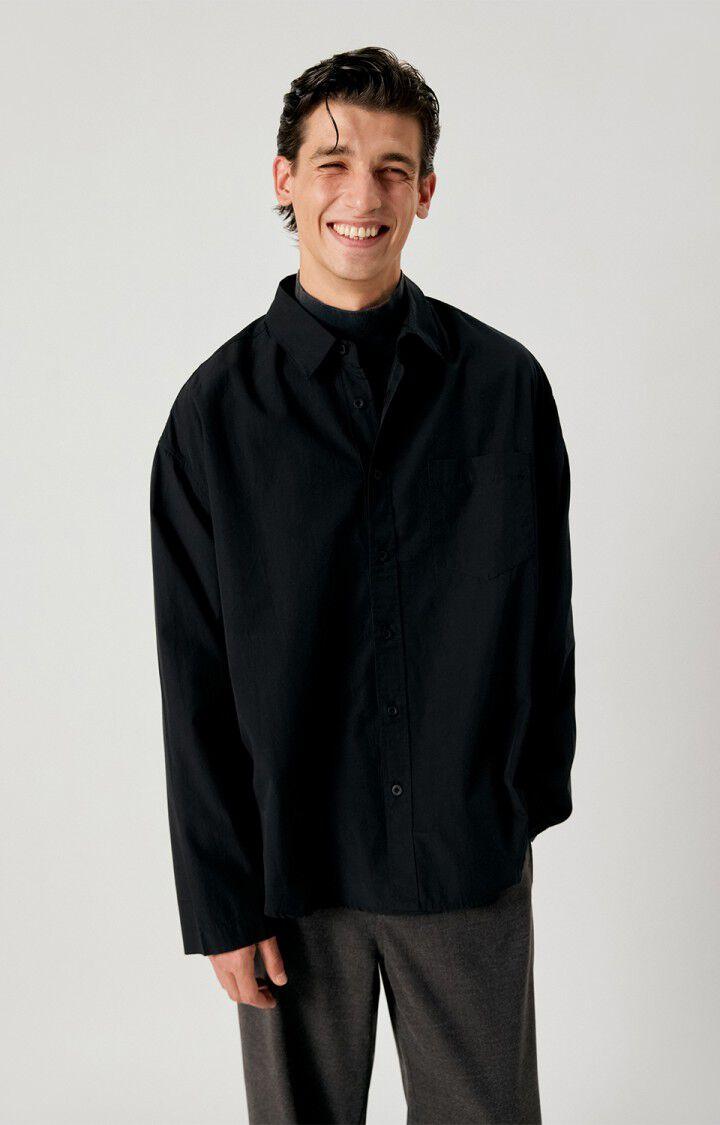 American Vintage Nacto Noir Langarmhemd Herren schwarz
